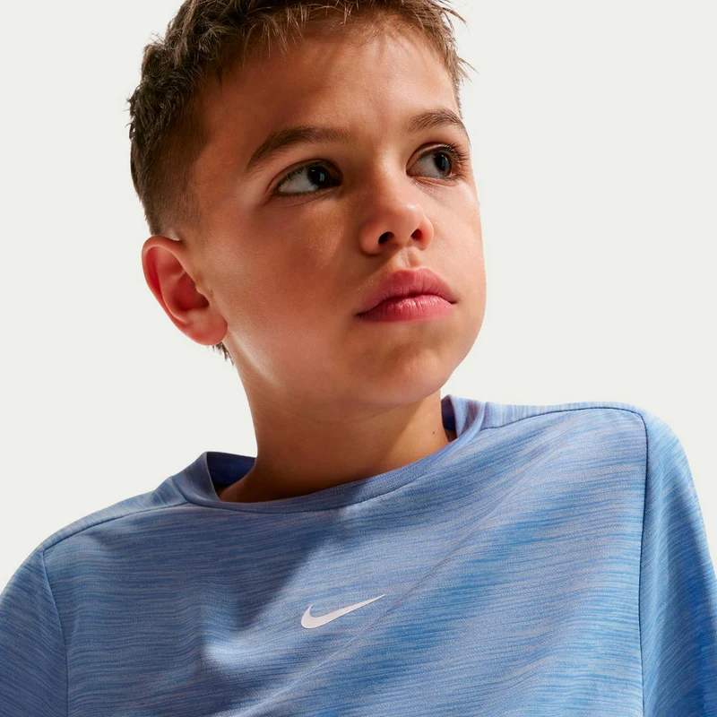 Dri-FIT Multi Heather T-Shirt Kinder - blau, hellblau