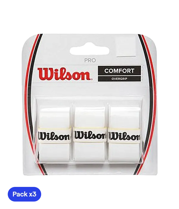 Overgrips Wilson Padel Pro Blanco (Pack x3)