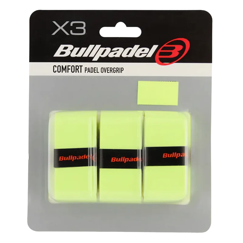 Overgrips Bullpadel GB1200 Comfort Amarillo Fluor (Pack x3)