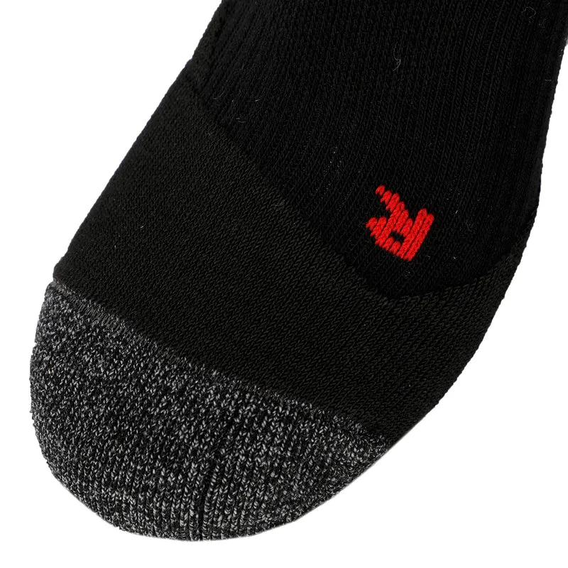 TE2 Short Tennissocken Damen-Schwarz,Dunkelgrau