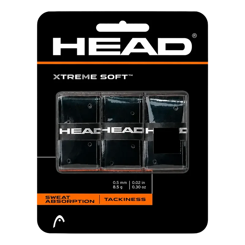 Overgrips Head XtremeSoft Negro (Pack x3)