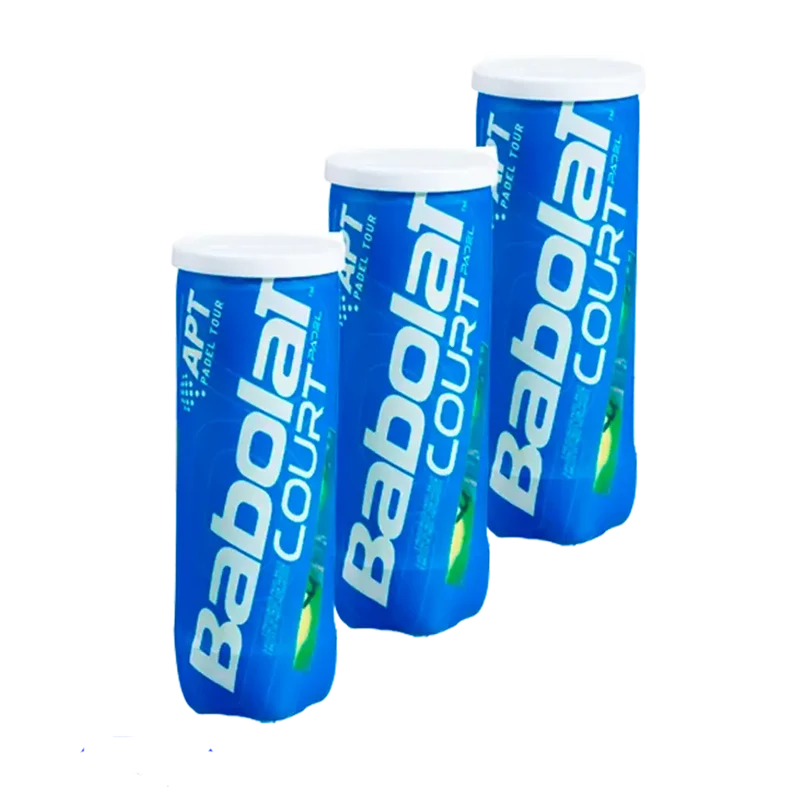 Pelotas Babolat Court Padel (Pack x3)