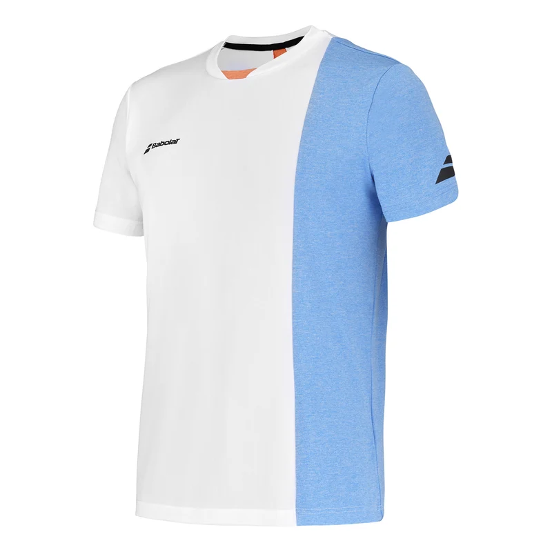 Play Crew Neck T-Shirt Herren - weiß, hellblau