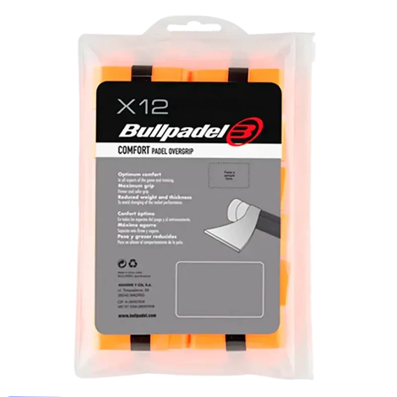 Overgrips Bullpadel GB-1600 Comfort Naranja (Pack x12)