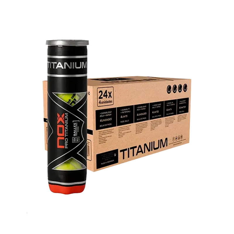 Cajón Pelotas Nox Pro Titanium (x4)(Pack x24)
