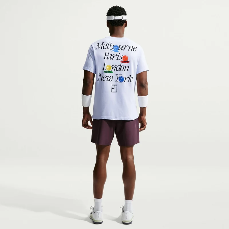 Court Dri-Fit T-Shirt Herren - flieder