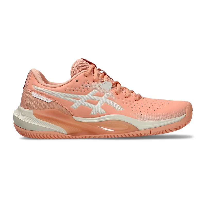 Gel-Challenger 15 Sandplatzschuh Damen - apricot, weiß