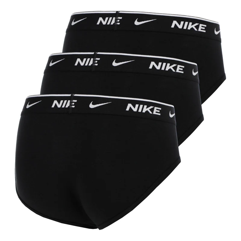 Essential Cotton Stretch Slip 3er Pack Herren - schwarz, schwarz