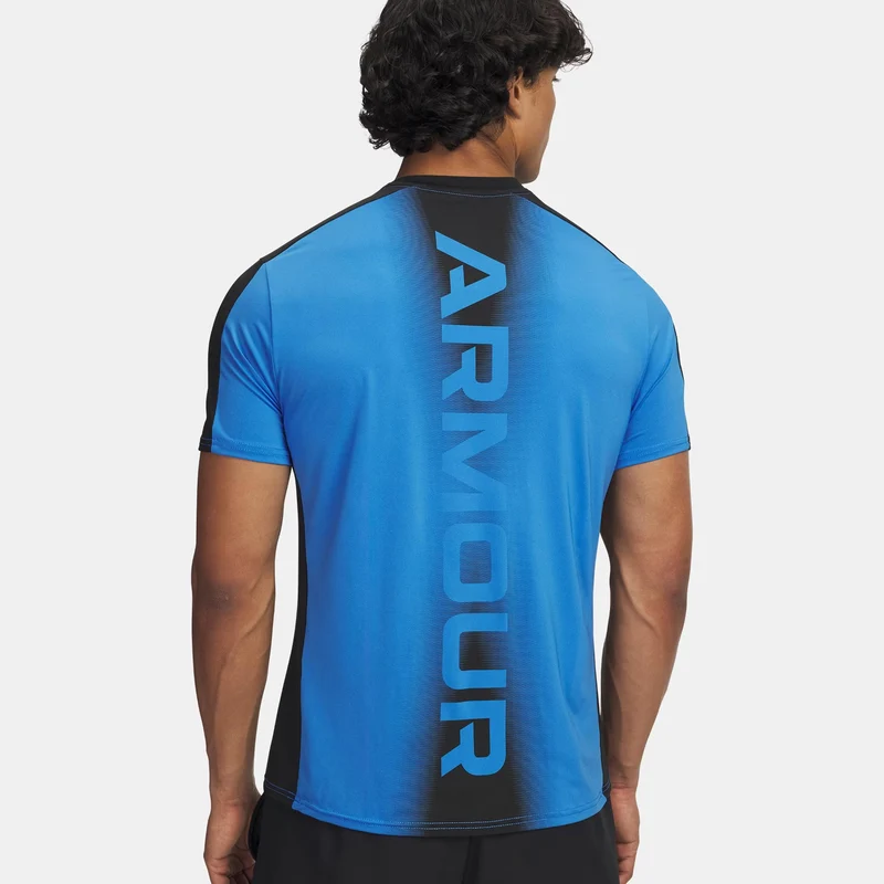 Wordmark T-Shirt Herren-Blau