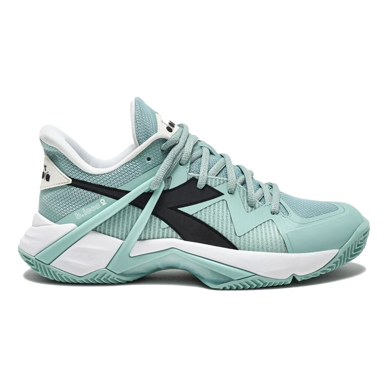B.Icon 2 Sandplatzschuh Damen-Mint,Weiß