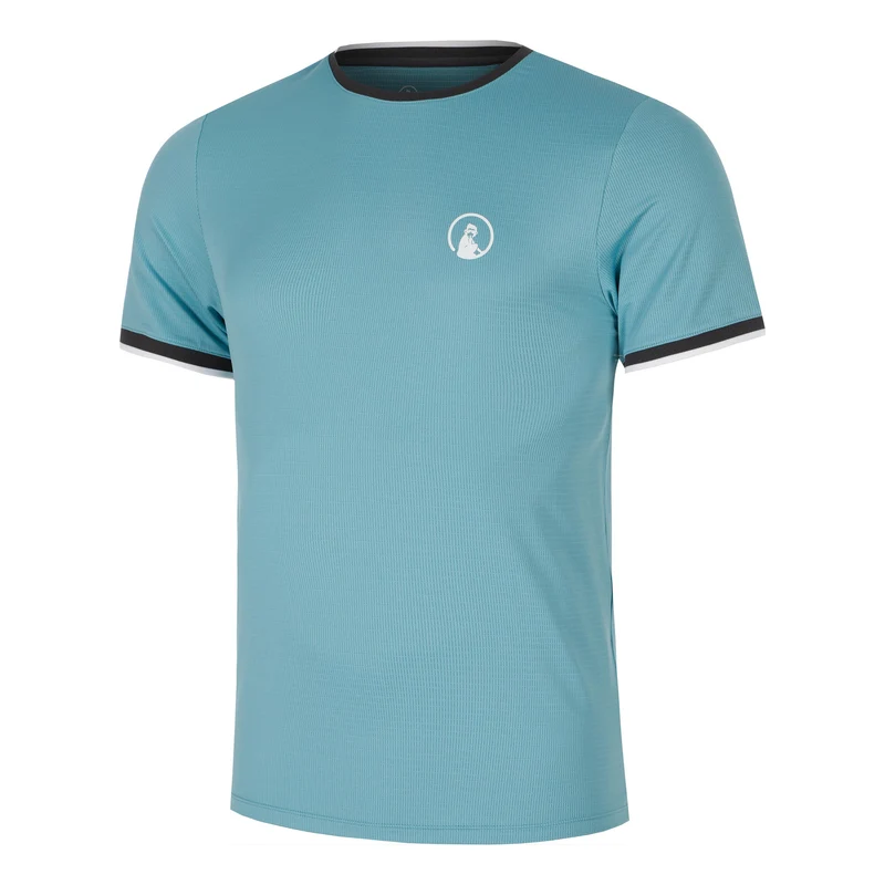 Create Break Ringer T-Shirt Herren-Hellblau,Weiß