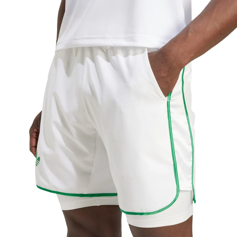 7in Shorts Herren-Weiß,Grün