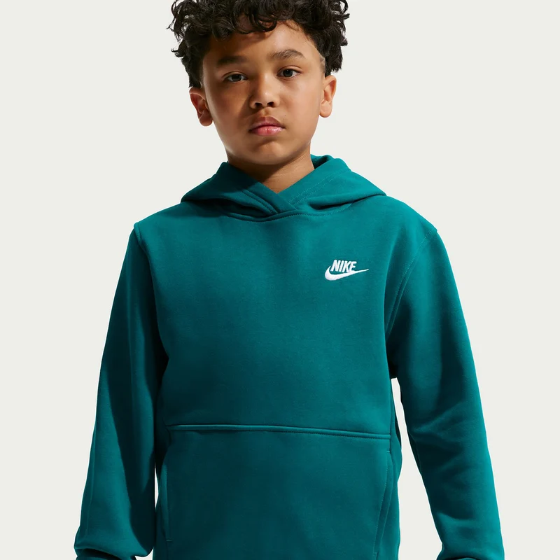 Club Fleece Hoody Kinder - petrol