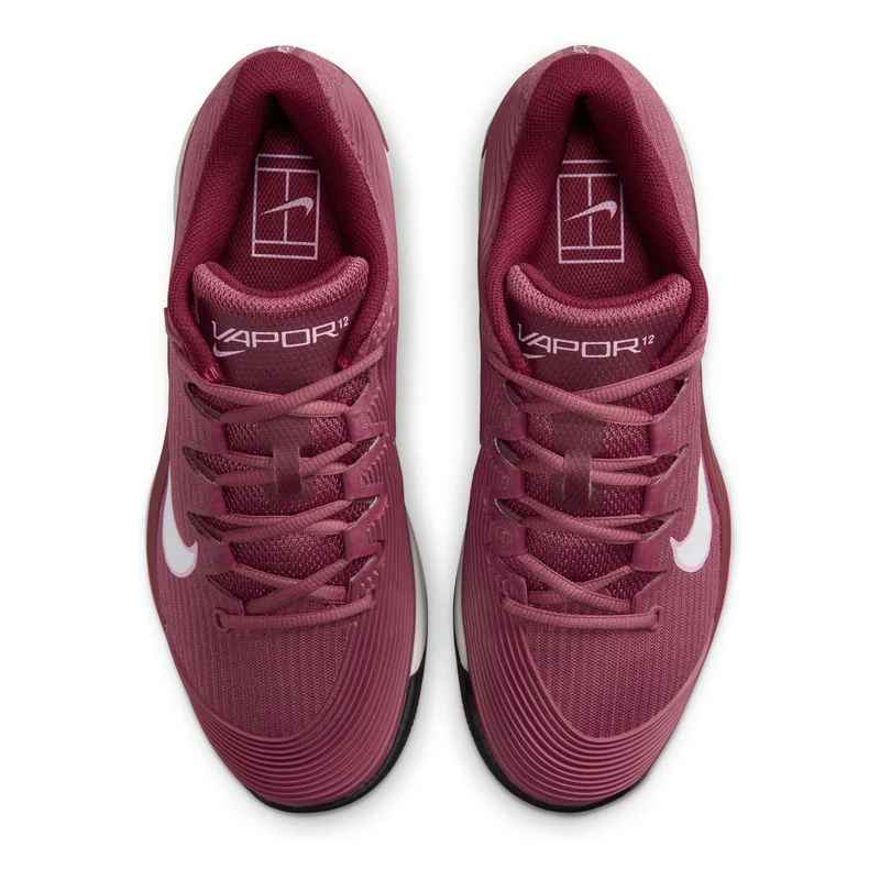 Vapor 12 Allcourtschuh Damen - berry, weiß