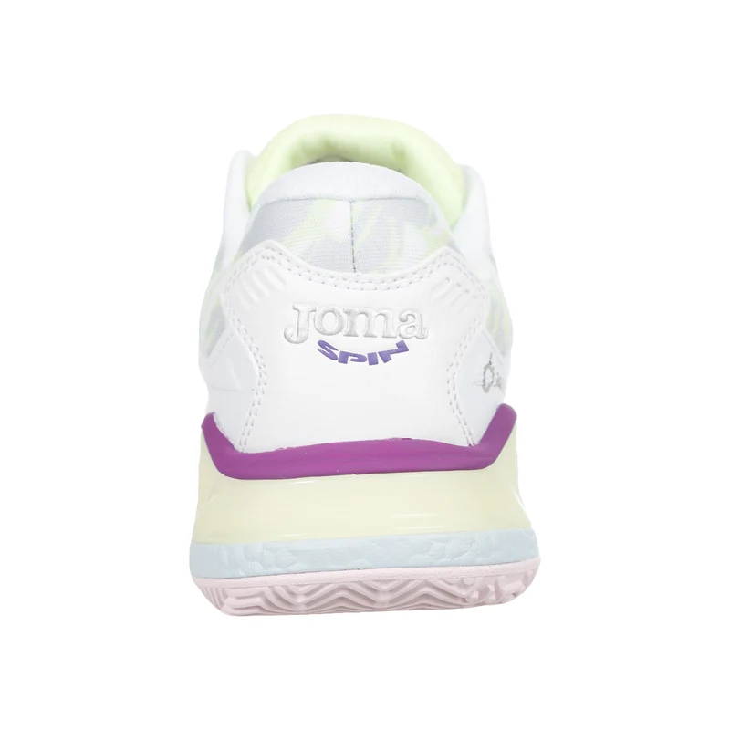 Spin Padelschuh Damen - weiß, limette