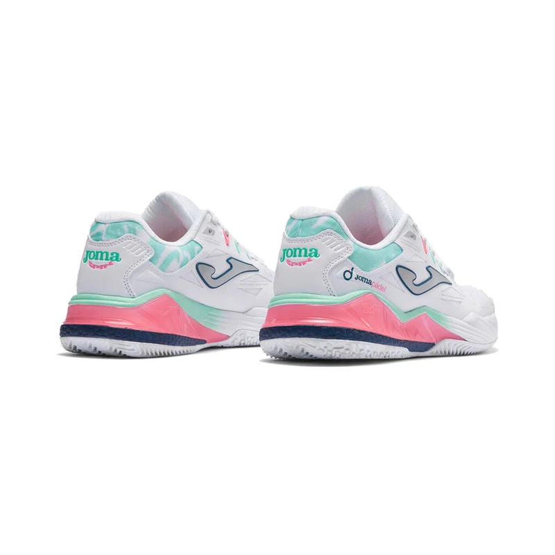Spin Padelschuh Damen - weiß, türkis