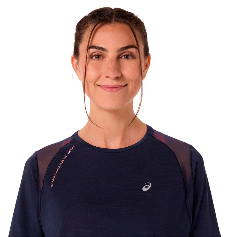Road Laufshirt Damen - dunkelblau