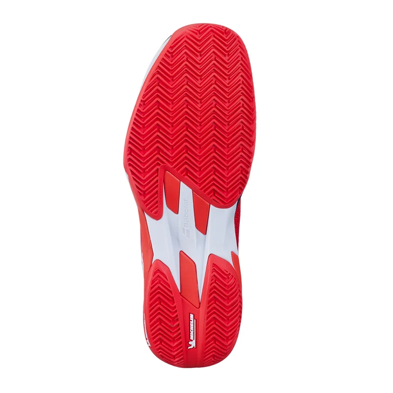 Jet Mach 4 Sandplatzschuh Herren - rot, weiß