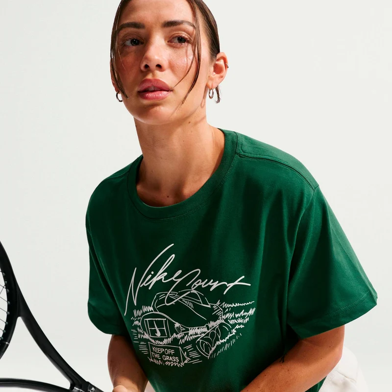 Slam Crop T-Shirt Damen - dunkelgrün