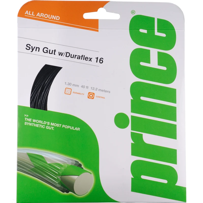 Synthetic Gut Duraflex Saitenset 12,2m-Schwarz