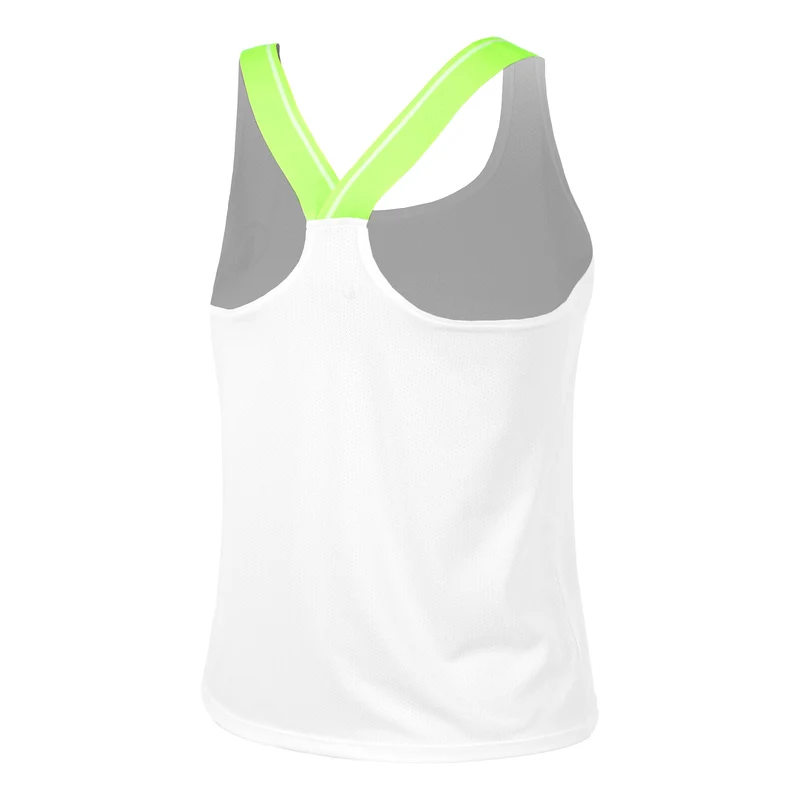 Wild Serve & Volley 2.0 Tank-Top Damen-Weiß,Neongrün