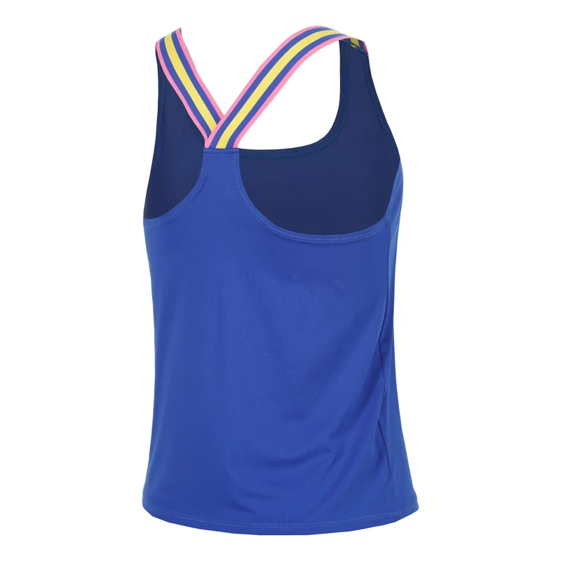 Serve & Volley 2.0 Tank-Top Damen - blau, weiß