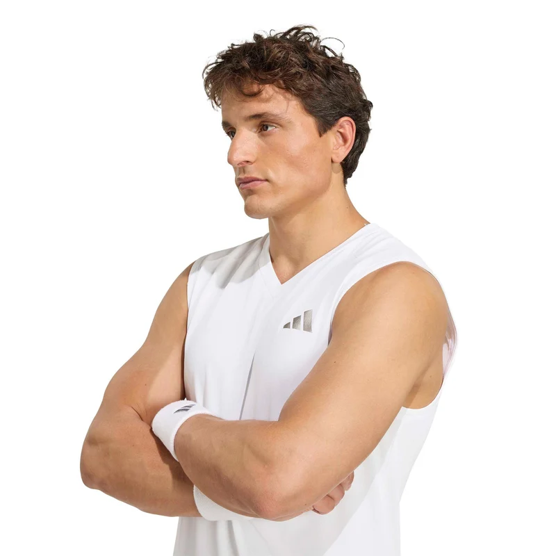 Climacool Tank-Top Herren - weiß, silber