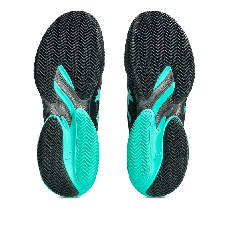 Court FF 3 Sandplatzschuh Herren - schwarz, türkis