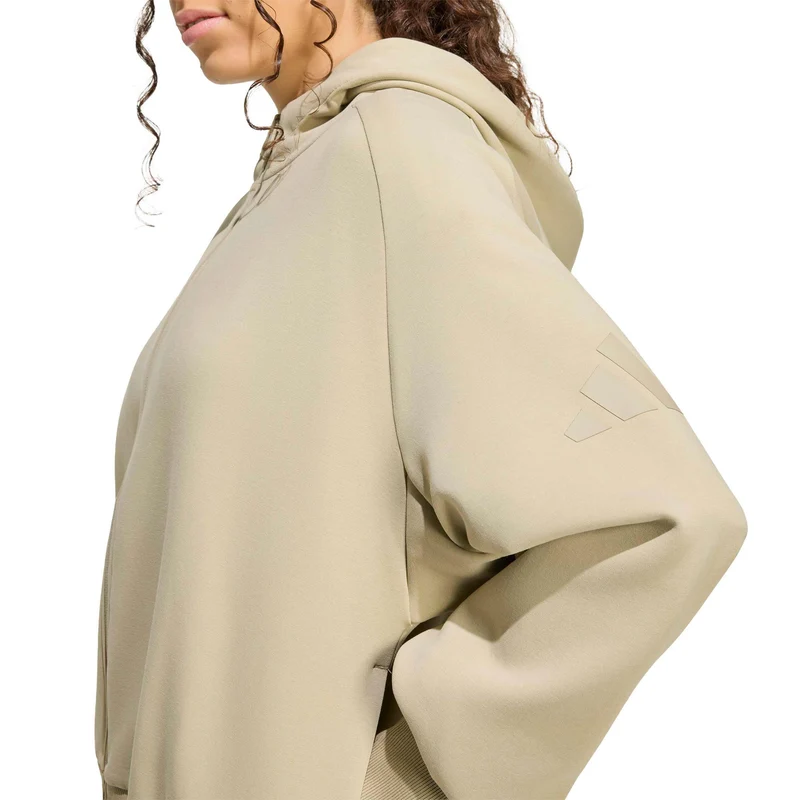 Lux Sweatjacke Damen - beige