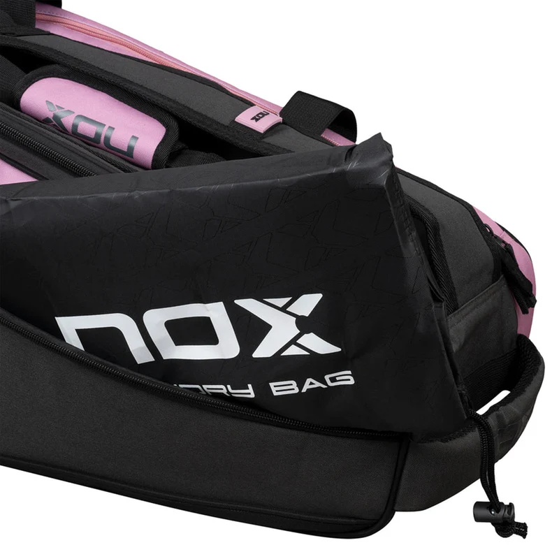 Padelschlägertasche-Grau,Pink