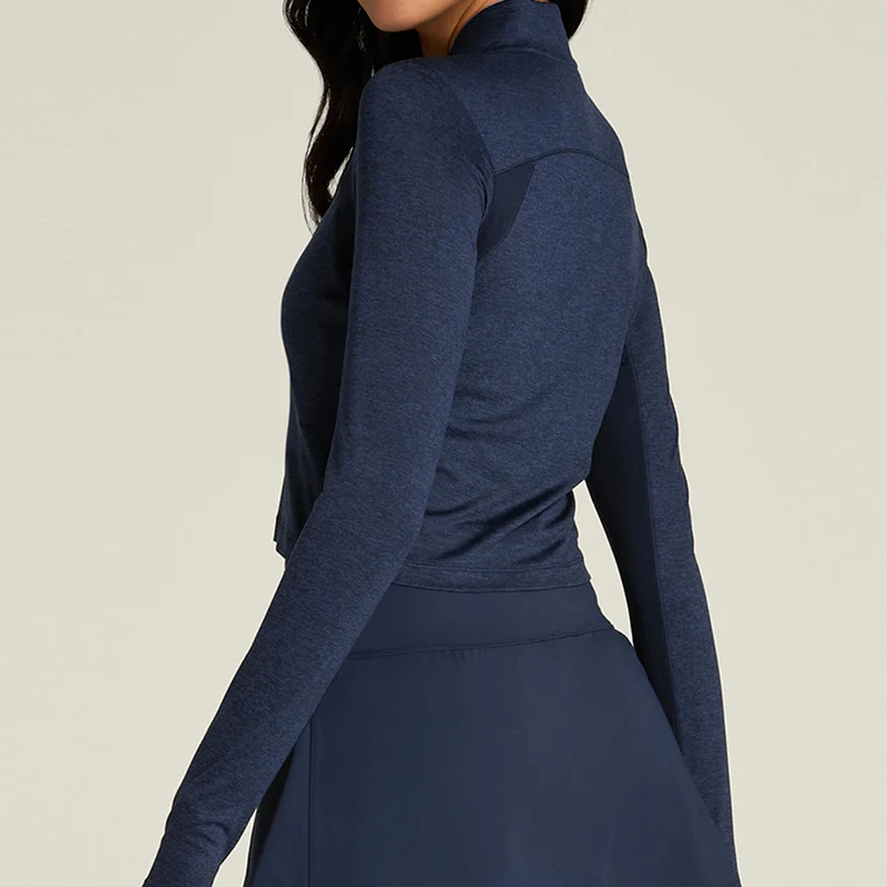 W All Day Full Zip Jacket Trainingsjacke Damen - dunkelblau
