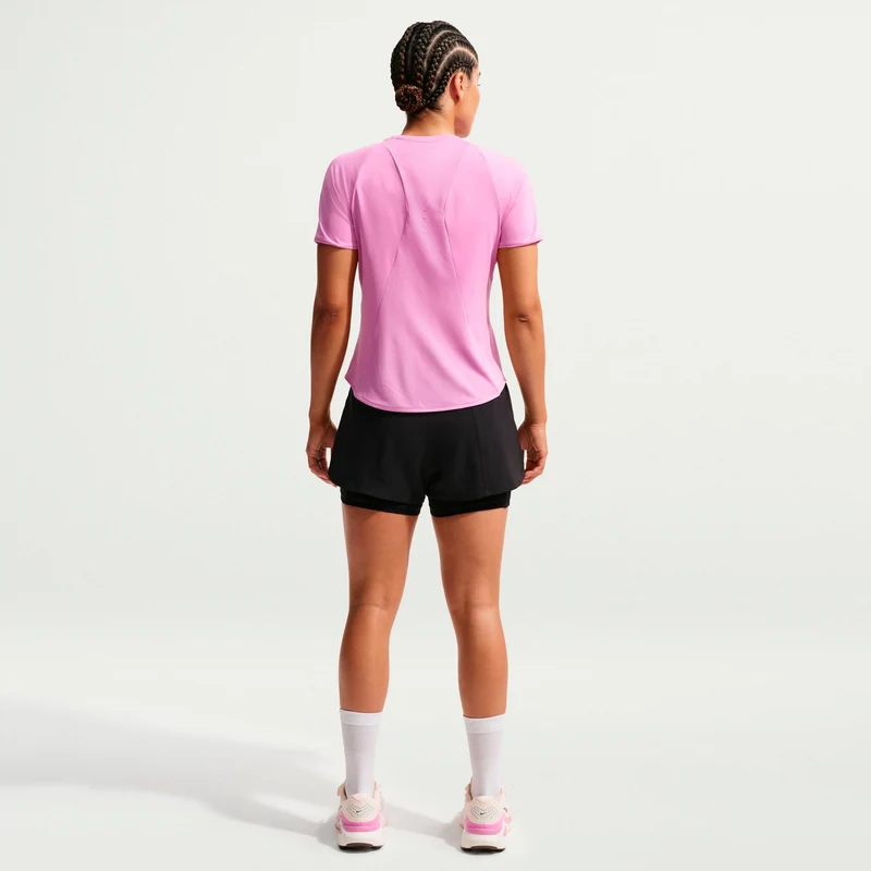 Swift Laufshirt Damen - pink, silber
