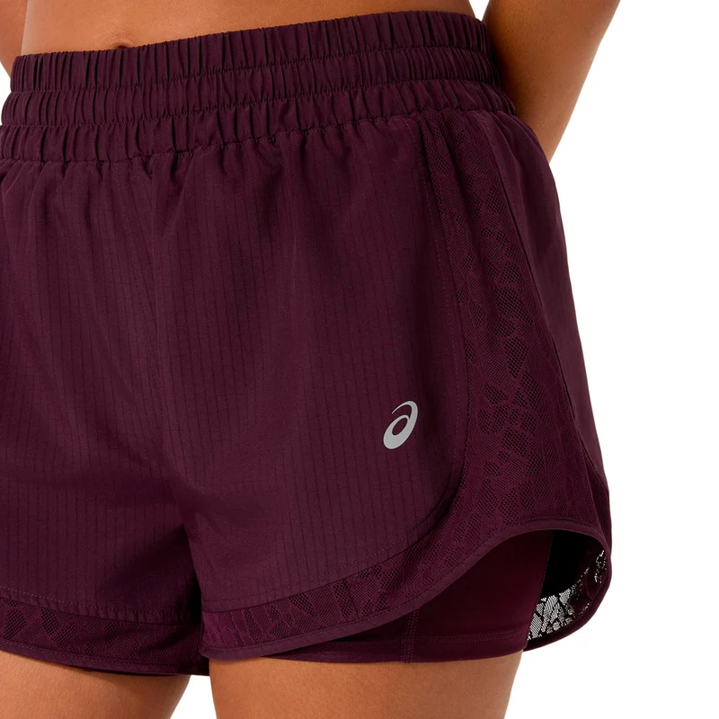 Nagino Laufshorts - weinrot