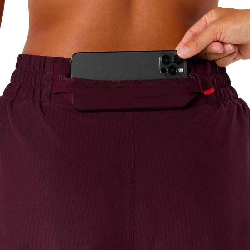 Nagino Laufshorts - weinrot