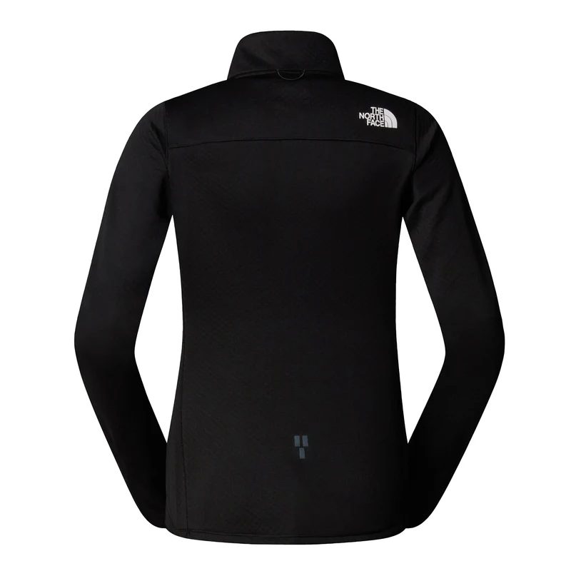 Winter Warm Pro 1/4 Zip Laufshirt Damen - schwarz