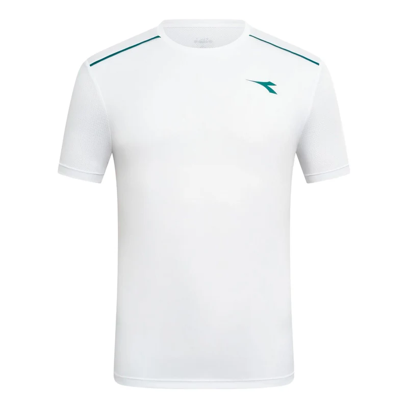 Court T-Shirt Herren-weiß