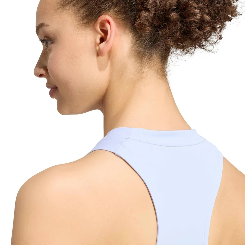 Y- Pro Crop Tank-Top Damen - flieder, silber