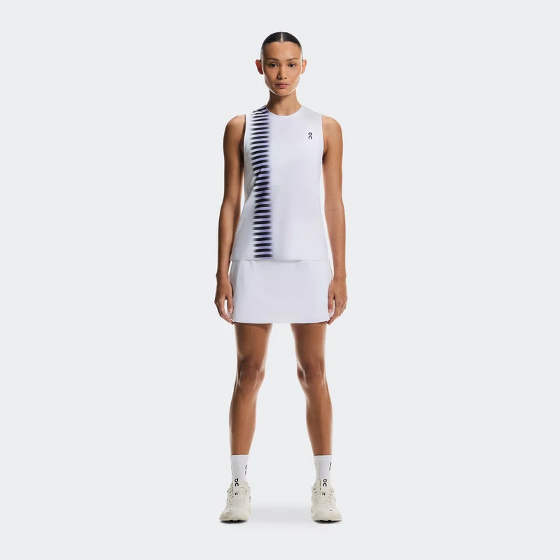 Court Edge Tank-Top Damen - weiß, schwarz