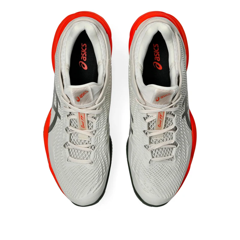 Court FF 3 Sandplatzschuh Herren - creme, neonorange