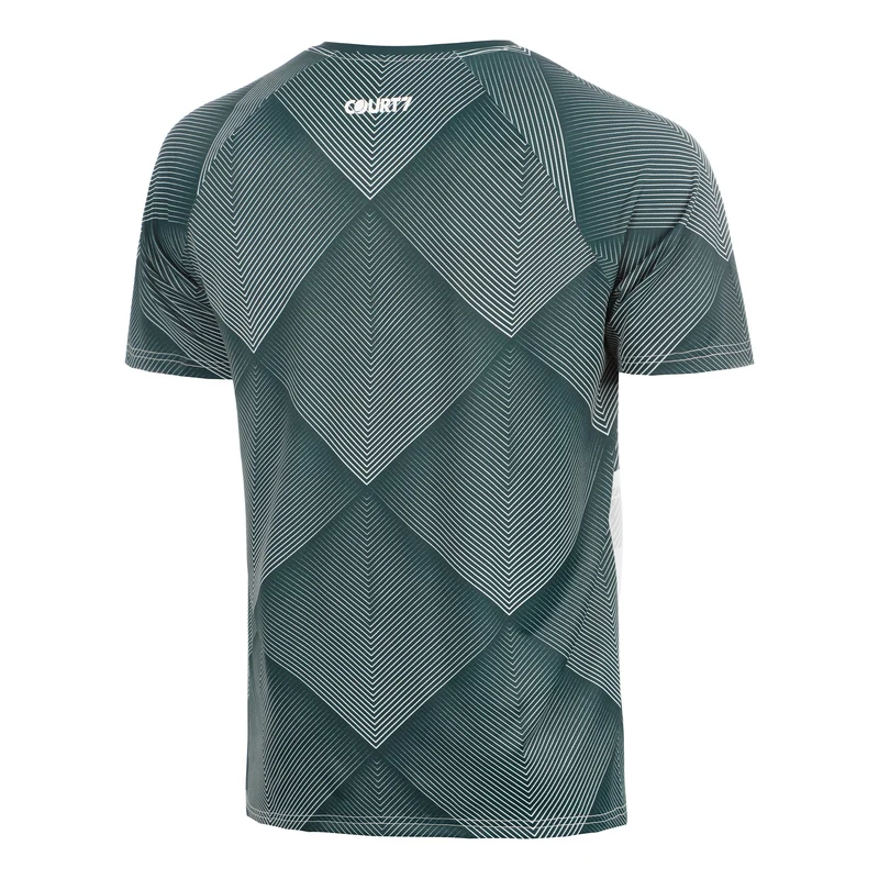 Performance T-Shirt Herren - grün, weiß