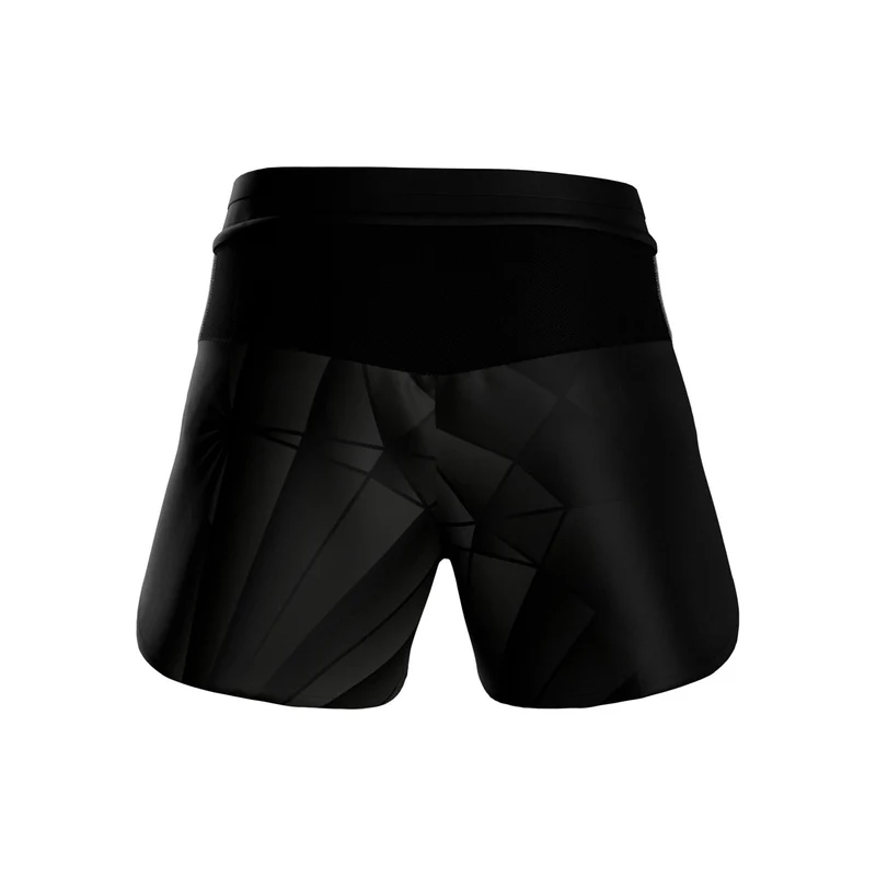 Active Graphic Multi Pocket 4in Laufshorts Damen - schwarz, gold