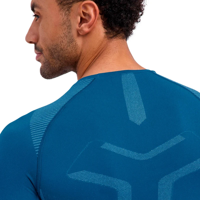 Warm Unterhemd Herren - blaugrau