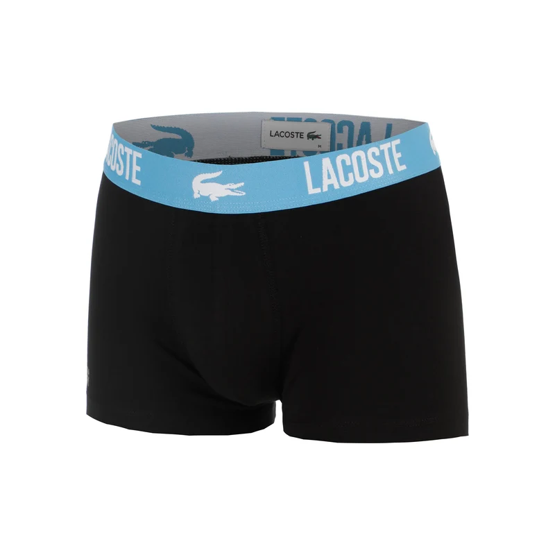 Cotton Stretch Boxer Short 3er Pack Herren - dunkelblau, grau