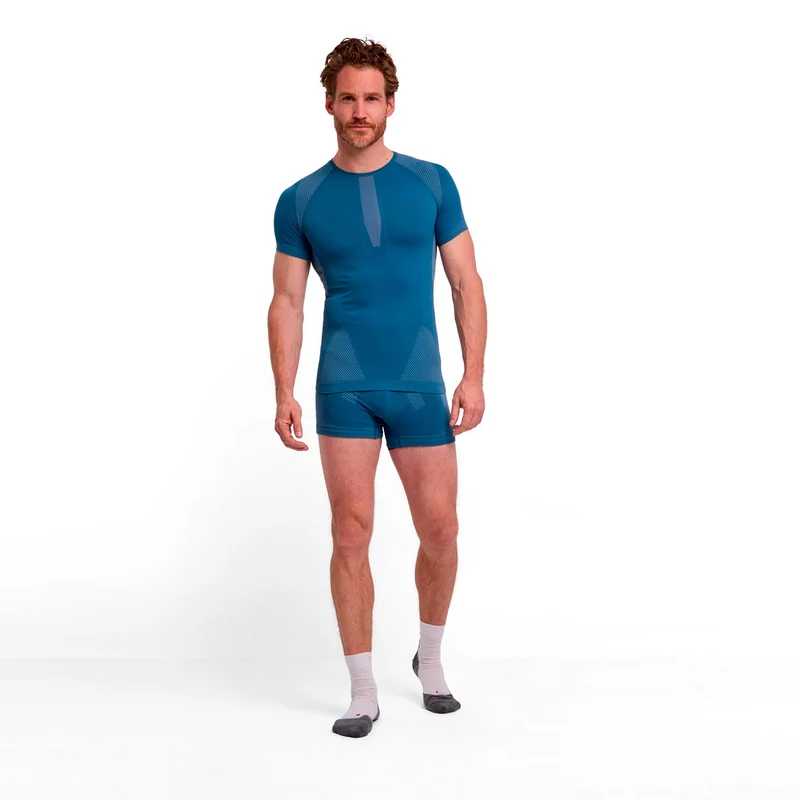 Warm Unterhemd Herren - blaugrau