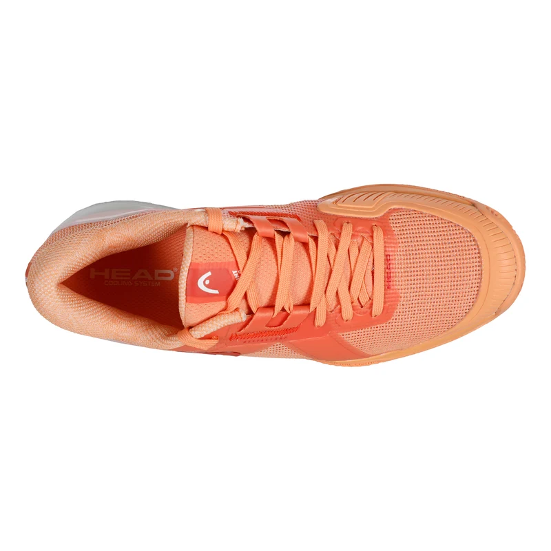 Sprint Pro 4.0 Sandplatzschuh Damen-Koralle,Weiß