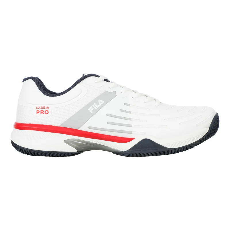 Sabbia Pro Sandplatzschuh Herren-Weiß,Rot