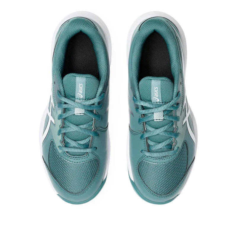 Gel-Game Gs/OC Sandplatzschuh Kinder - petrol, weiß