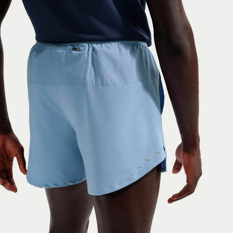 STRIDE 5IN Laufshorts Herren - blau, silber