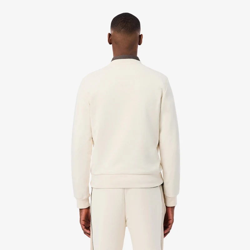 Colorblock Sweatshirt Herren - creme, beige