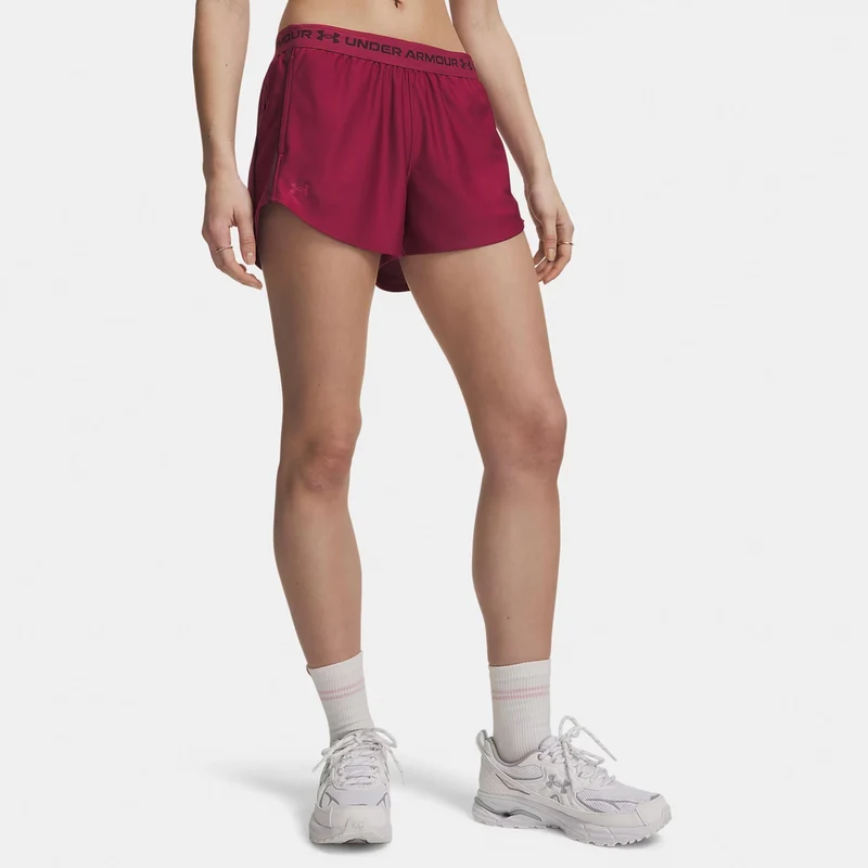 Tech Play Up Shorts Damen - rot, dunkelrot
